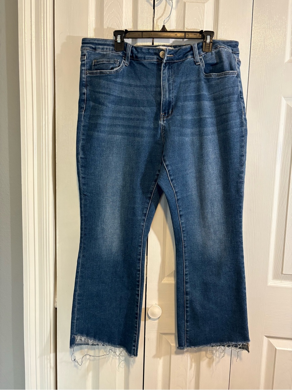ARULA Dark Blue High-Rise Denim Jeans